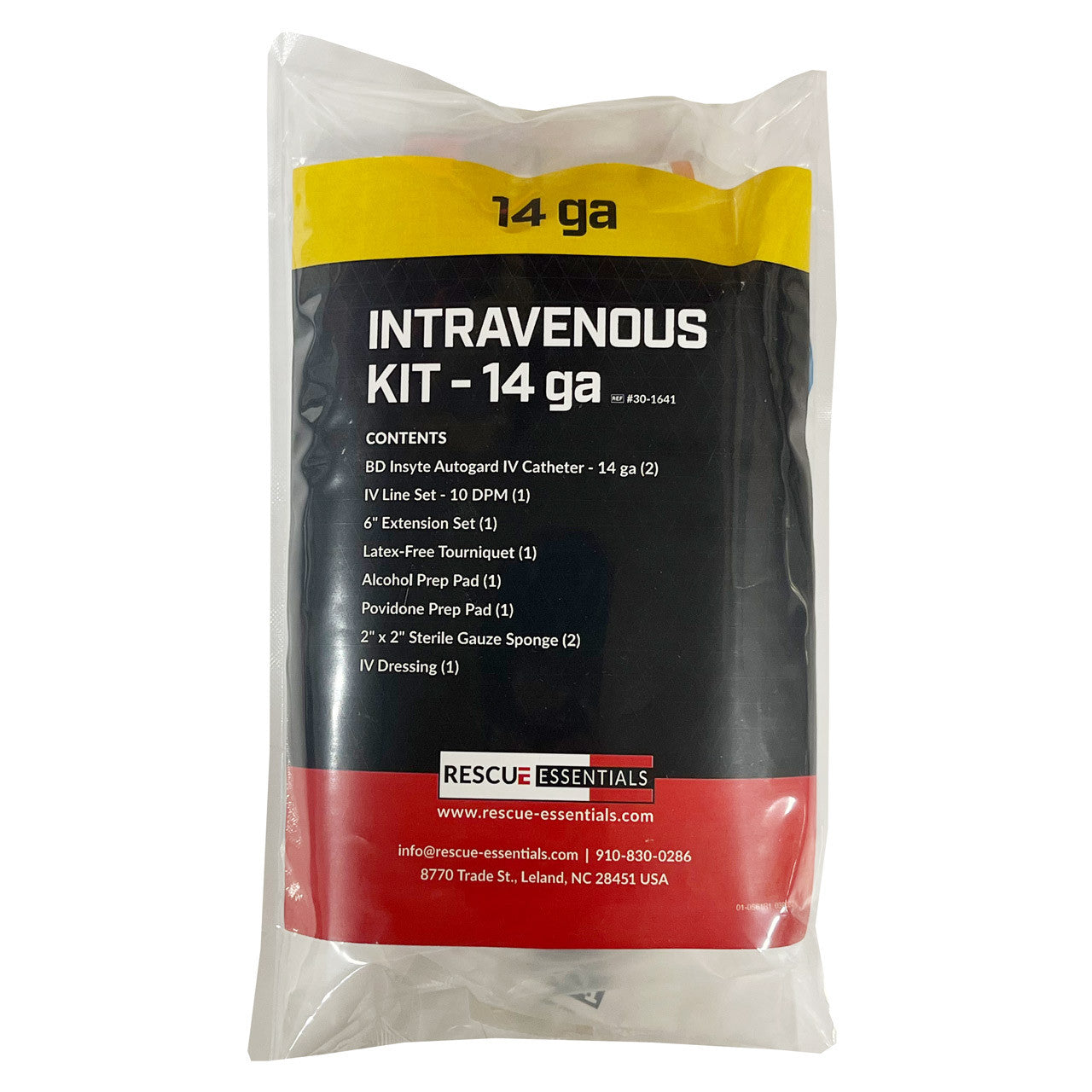  Intravenous Kit 14 gauge front