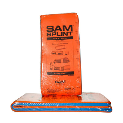 SAM® Splint Combo Pack (2 Orange/Blue 36" Splints & 2 Blue Cohesive Wrap)