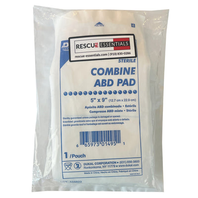 Combine ABD Pads, front of packaging 