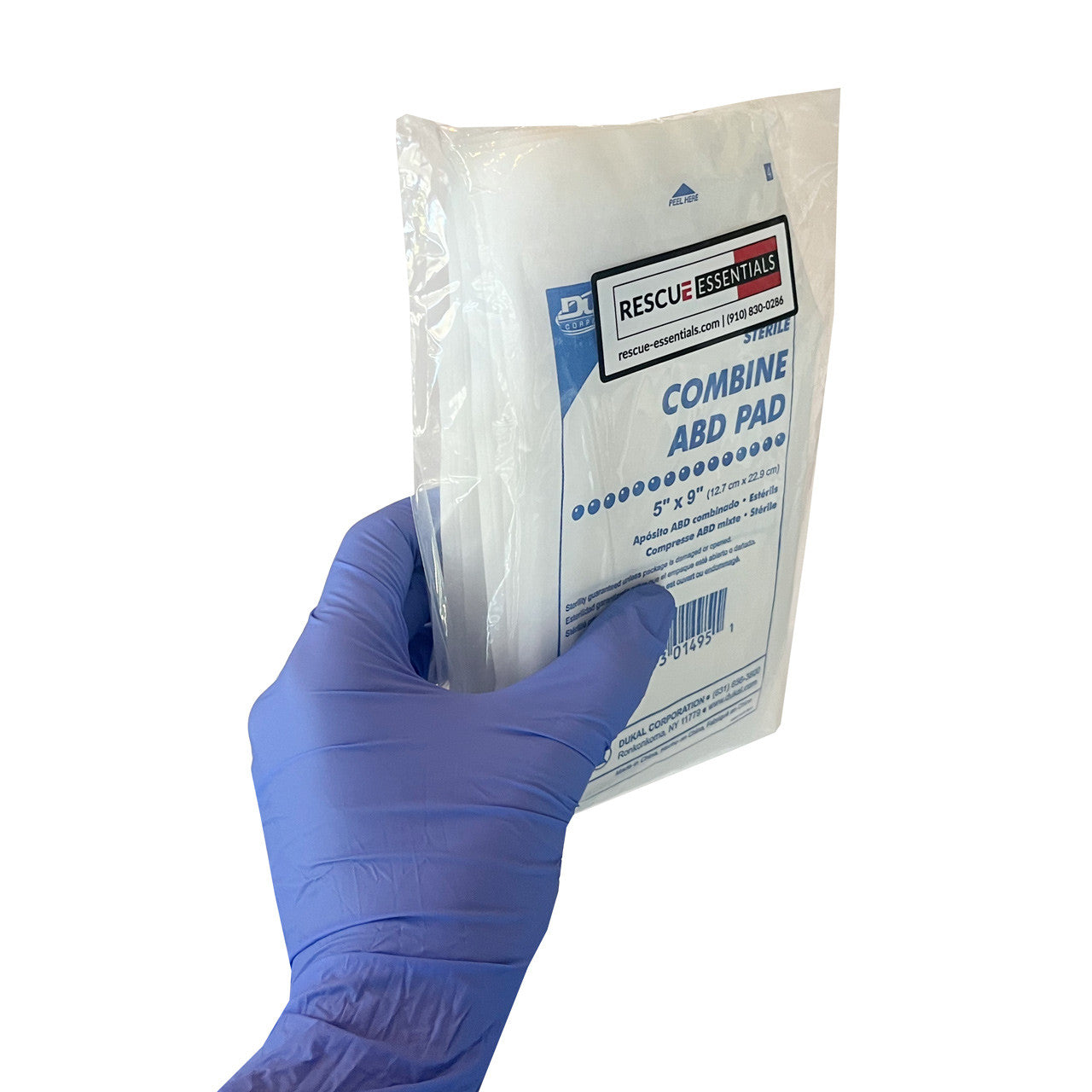 Combine ABD Pads, in hand- front