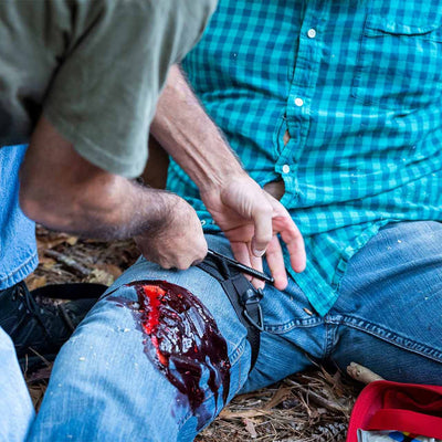 SOF Tourniquet in use on leg