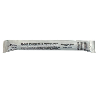 Cyalume Triage Light Stick Combo, back of stick