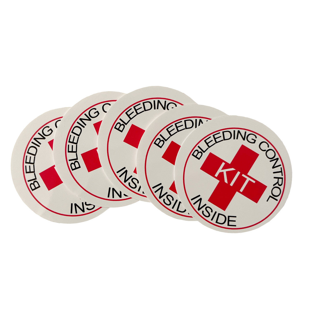 Bleeding Control Designation Stickers, 5 stickers
