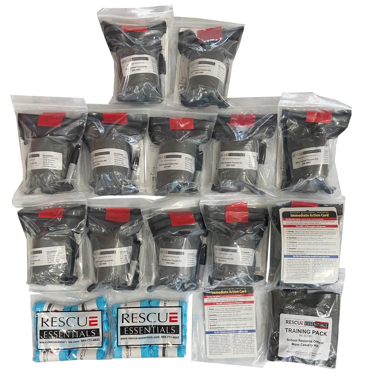  SRO (School Resource Officer) Mass Casualty Kit (30-1961), inside kits