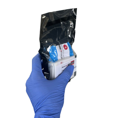 School Resource Officer Pocket Trauma Kit, Kit in hand