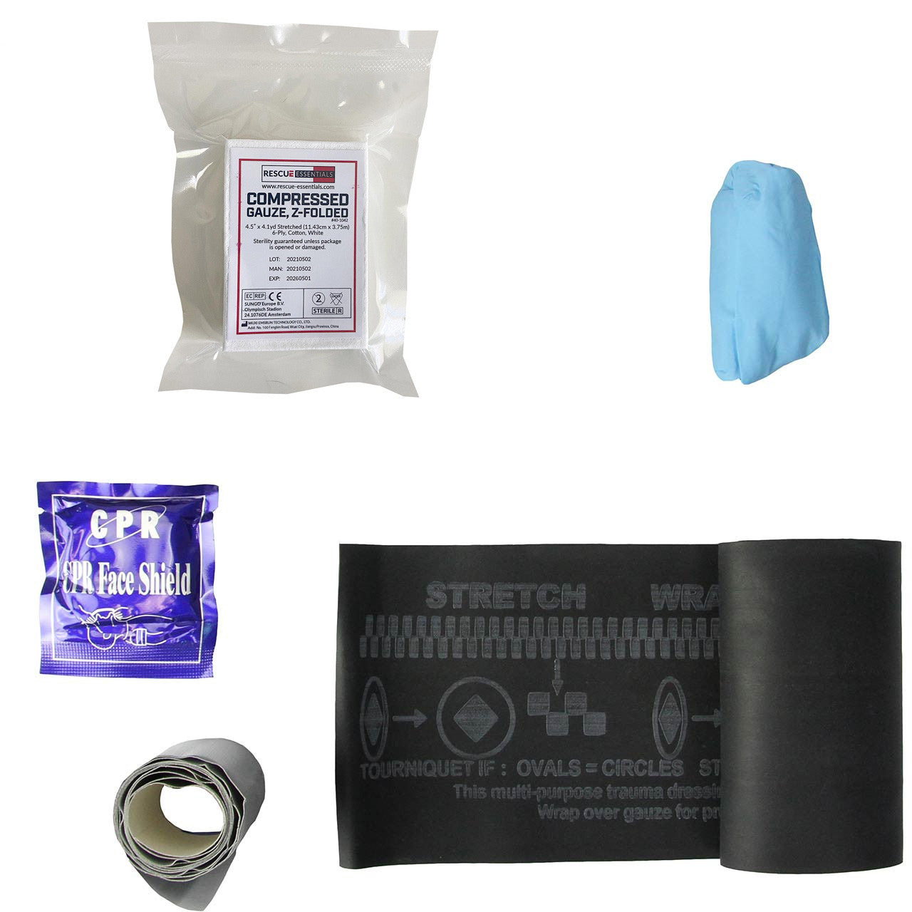 School Resource Officer Pocket Trauma Kit, Components 