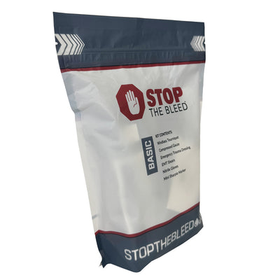 Stop the bleed kit - bleeding control kit front of package