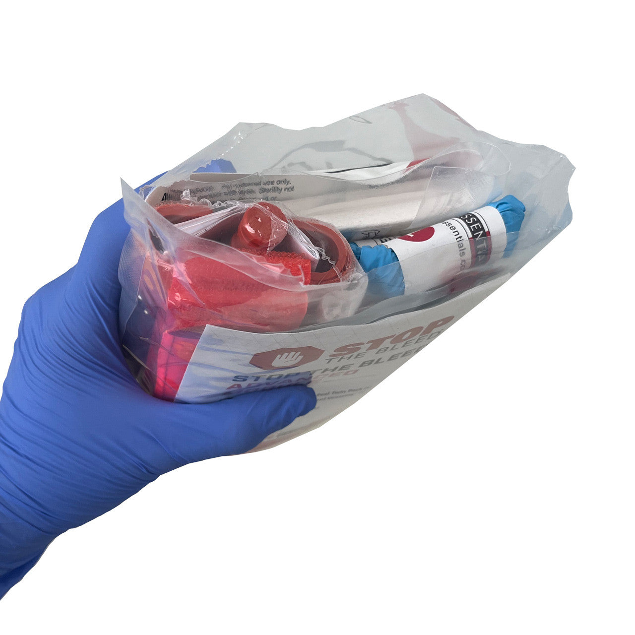 Stop the Bleed Advanced Module in hand opened