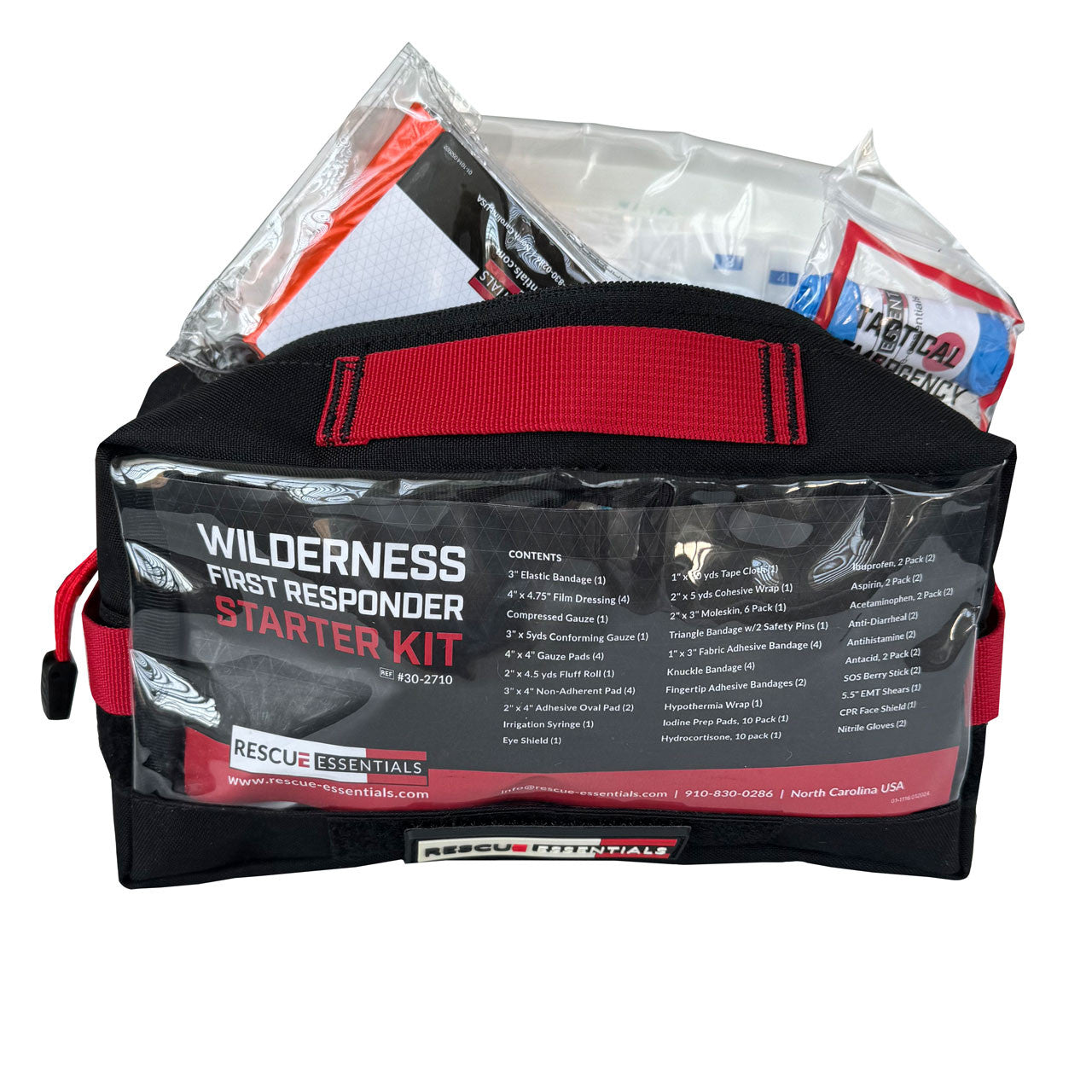  Wilderness First Responder WFR Starter Kit, open front