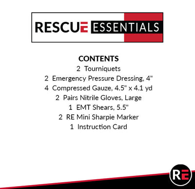 Bleeding Control Public Access Kit, Double-contents list