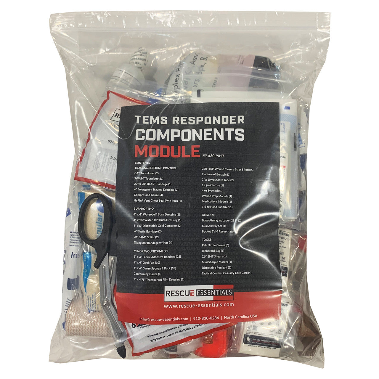 Rescue Essentials TEMS Responder Kit, packaged 
