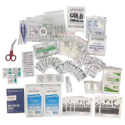 Class A ANSI Rated First Aid Kit - 25 Person
