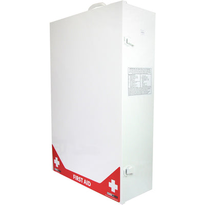 Class B 4-Shelf ANSI-Rated First Aid Kit 150 Person, shown closed quarter view