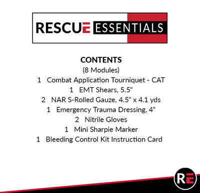 Bleeding Control Station - Basic - Recessed Cabinet