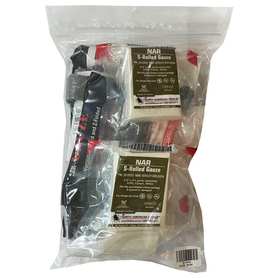 Tactical Medical Refill Kit, back of packaging