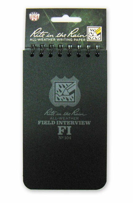 3" x 5" Field Interview Notebook by Rite in the Rain 