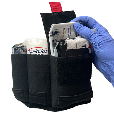 Rescue Essentials Ankle Trauma Kit, open pocket