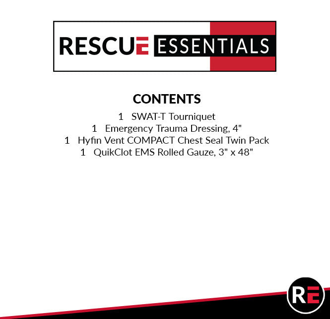 Rescue Essentials Ankle Trauma Kit, contents list