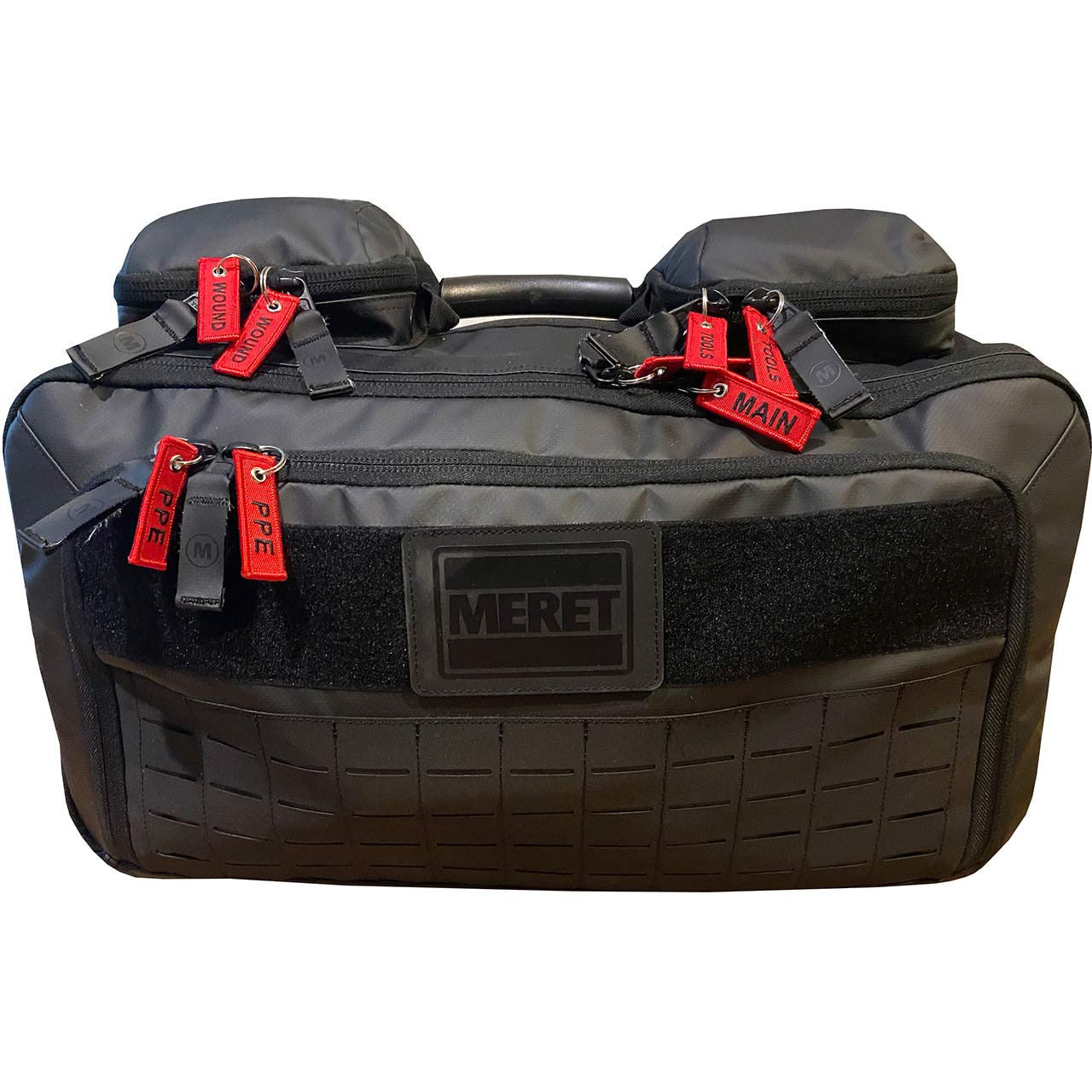 First Aid & Trauma (F.A.T.) Kit, Front of bag view.