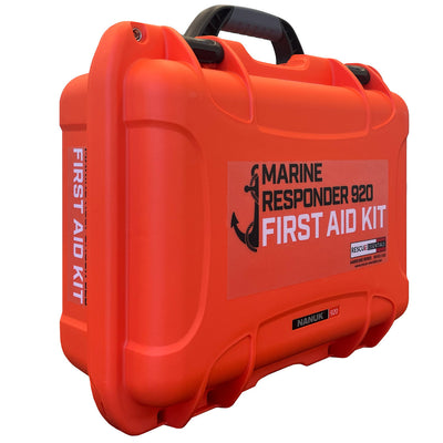 Marine Responder 920 Hard Case First Aid Kit, Front angled