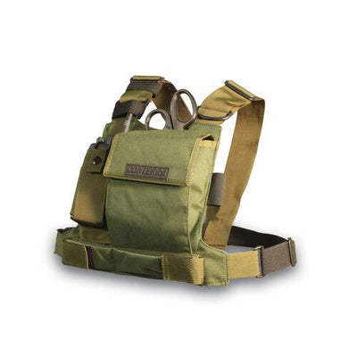 Conterra Tool Chest - Radio Harness in green, with gear (not included)