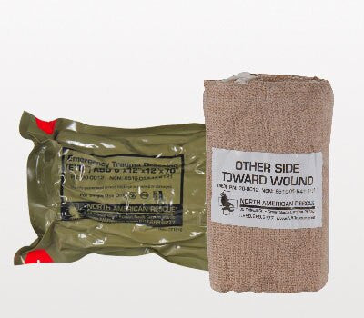 Emergency Trauma Dressing with packaging-rolled