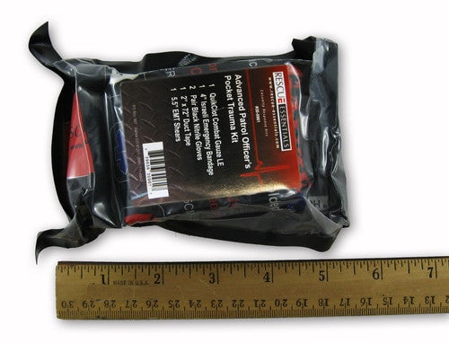 Trauma Kit, showing size