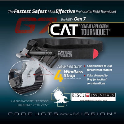 Combat application tourniquet CA, blue trainer by North American Rescue NAR 4
