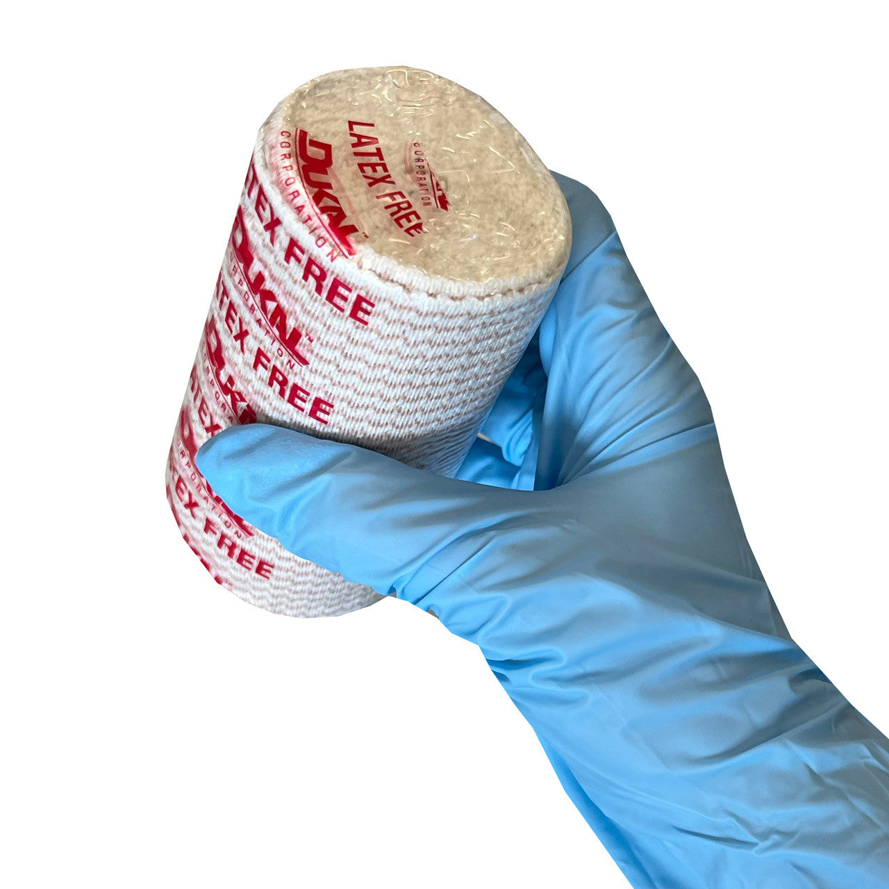 Elastic Wrap, in hand-top of roll
