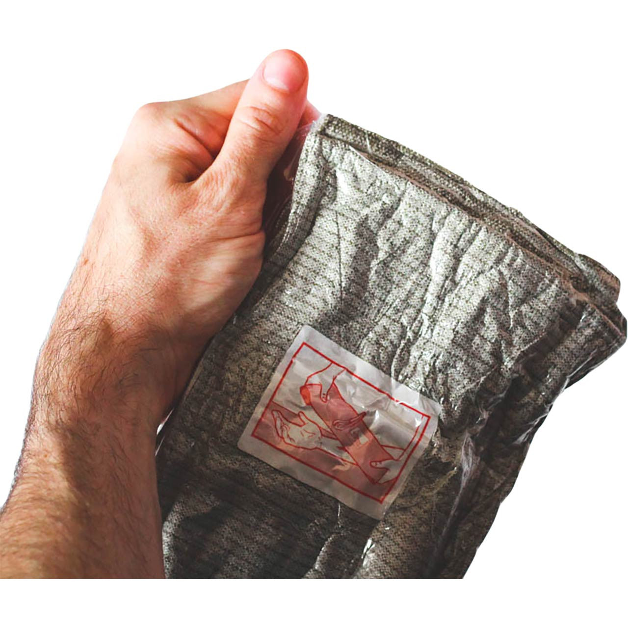 Israeli Abdominal Emergency Bandage, Green, 8" Wide with 12"X12" Pad & Pressure Bar by PerSys Medical  rolled out