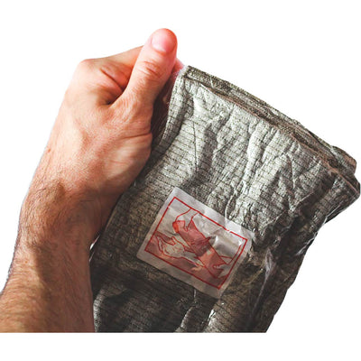 Israeli Abdominal Emergency Bandage, Green, 8" Wide with 12"X12" Pad & Pressure Bar by PerSys Medical  rolled out