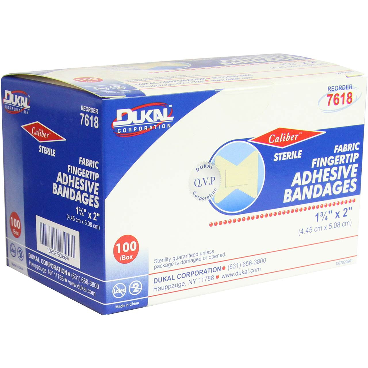Finger Tip Cloth Adhesive Bandages - Box of 100