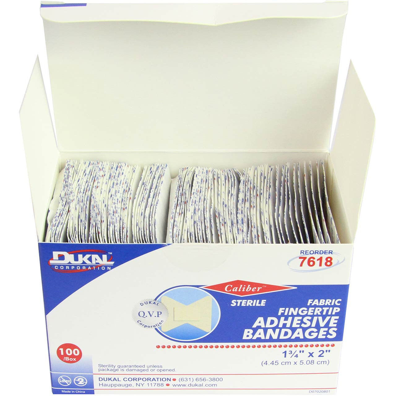 Finger Tip Cloth Adhesive Bandages - Box of 100