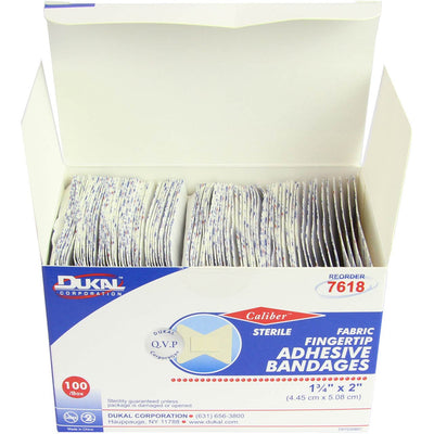 Finger Tip Cloth Adhesive Bandages - Box of 100