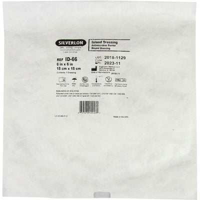 Silverlon Island Dressing, 6" x 6", In packaging 
