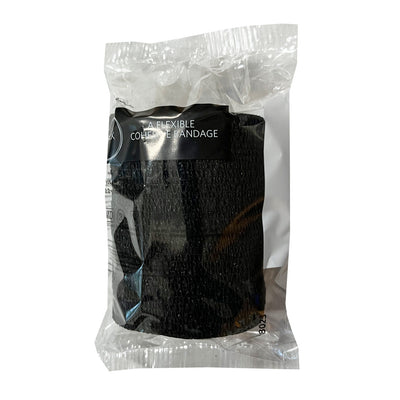 Black Cohesive Wrap, packaged