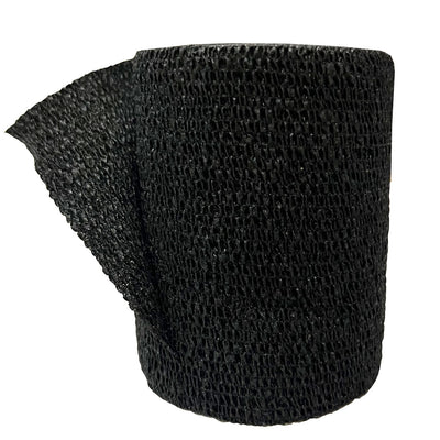 Black Cohesive Wrap, 3" x 4.5 yds, rolled