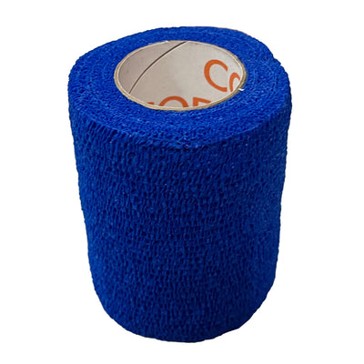 Cohesive Wrap, 3" x 4.5 yds, Blue
