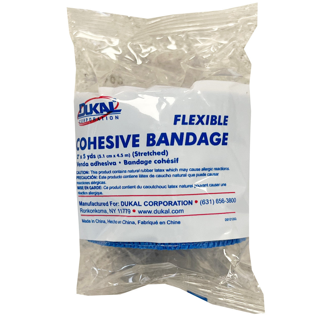Blue Cohesive Wrap, front of packaging