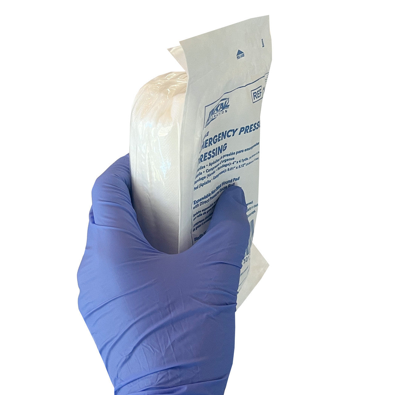 Emergency Pressure Dressing, in hand