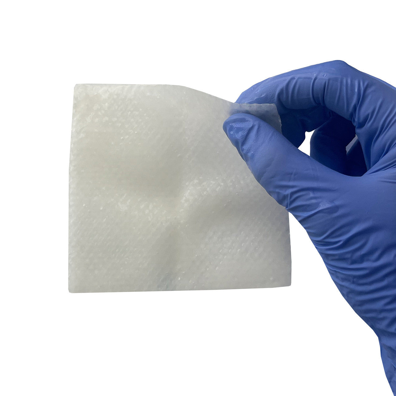 Burn Dressing, wipe with corner in hand