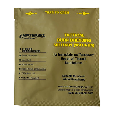 Water-Jel® Military Burn Dressing, front of packaging