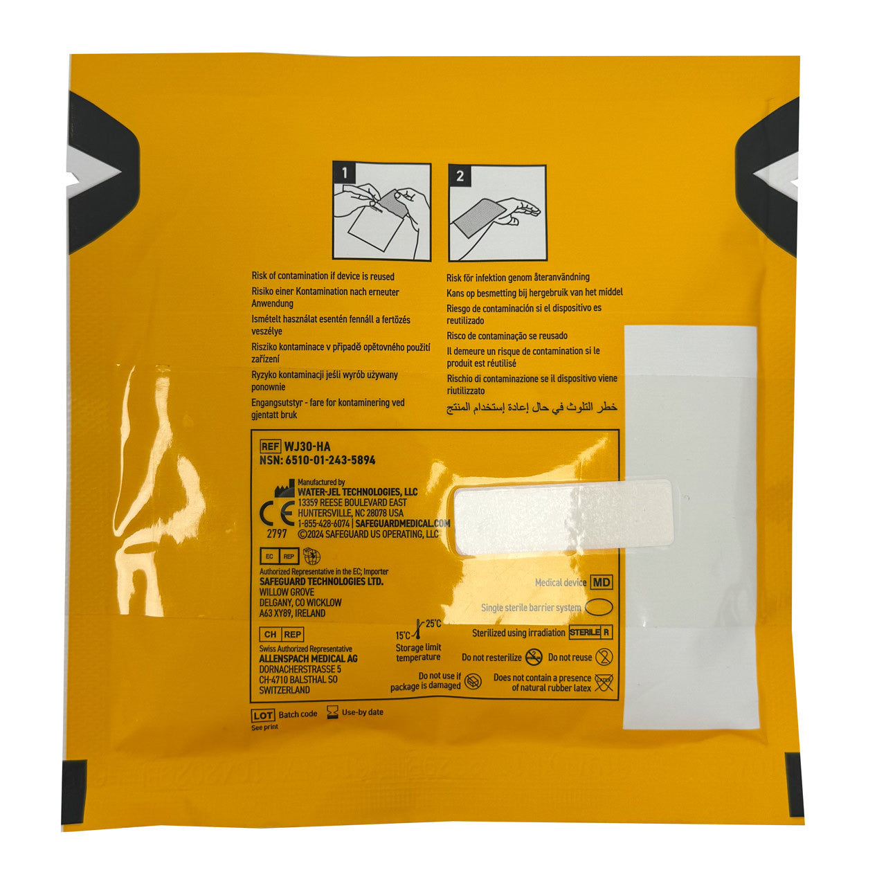 Water-Jel® Military Burn Dressing