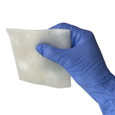 Water-Jel® Military Burn Dressing, folded in hand