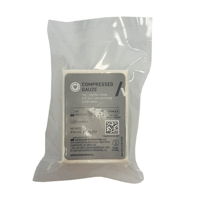 Compressed Gauze