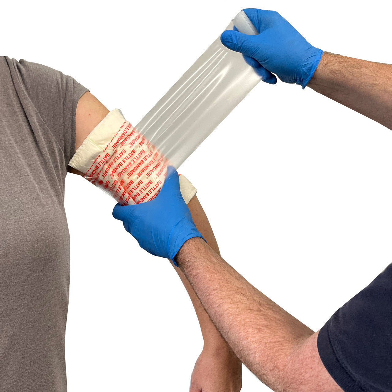 Battle Bandage, in use