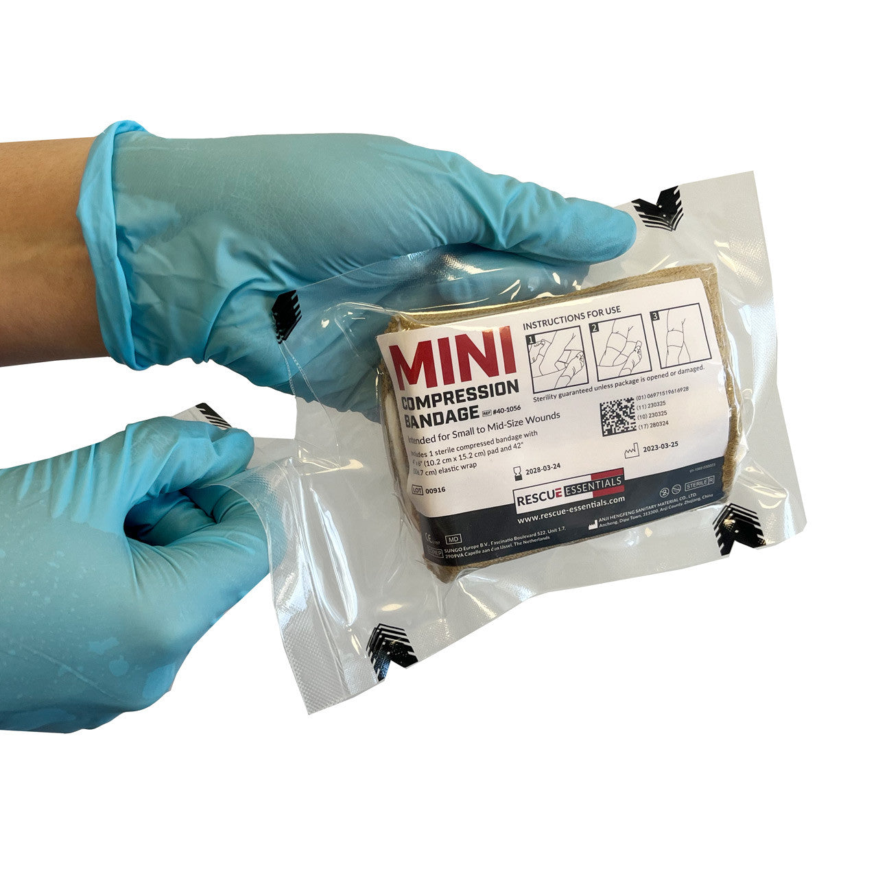 Rescue Essentials Mini Compression Bandage in packaging
