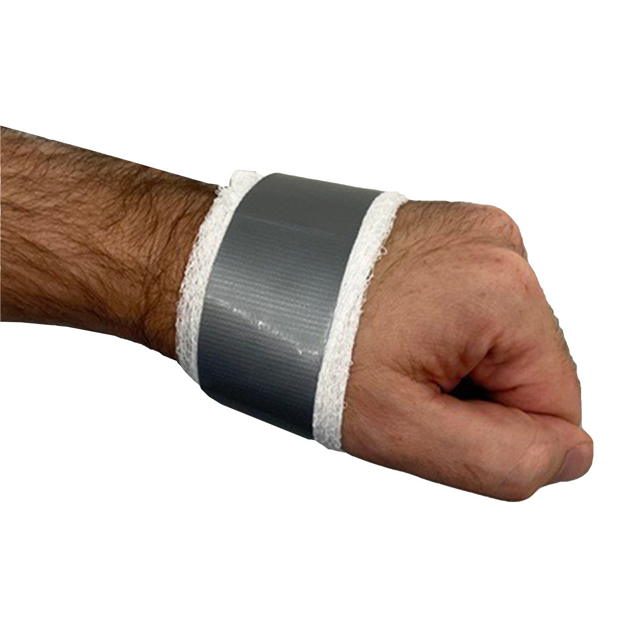 Peel-Away Duct Tape, in use with bandage 