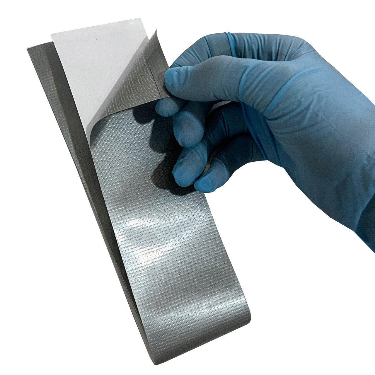 Peel-Away Duct Tape, being unpeeled