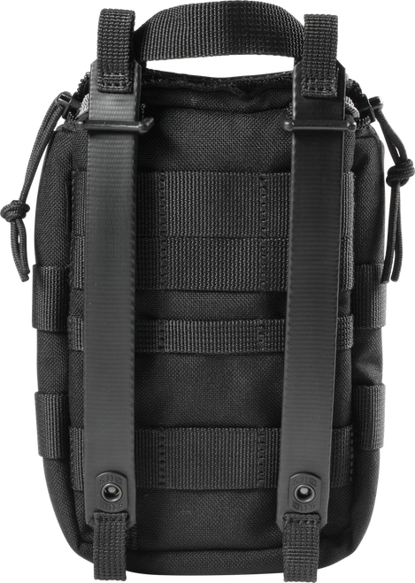 5.11 UCR IFAK by rescue essentials in zipped up pouch, back side